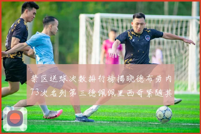 禁区送球次数排行榜揭晓德布劳内73次名列第三德佩佩里西奇紧随其后